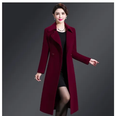Áo Khoác Dạ Cashmere Hai Mặt Dài Sang Trọng AD25