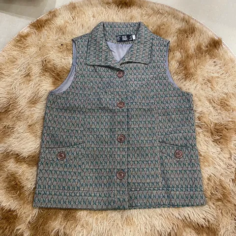 Áo Khoác Dạ Ghi Lê Cho Mẹ AD19