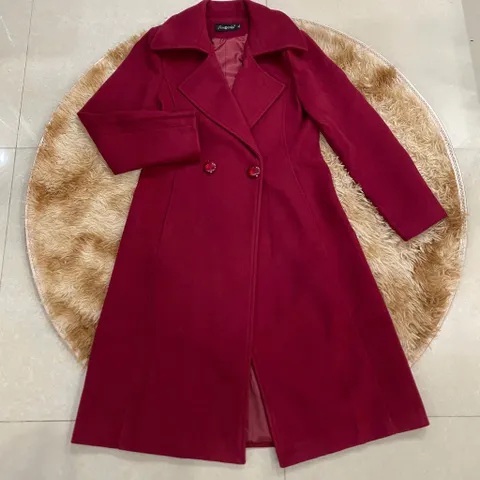 Áo Khoác Dạ Cashmere Hai Mặt Dài Sang Trọng AD25