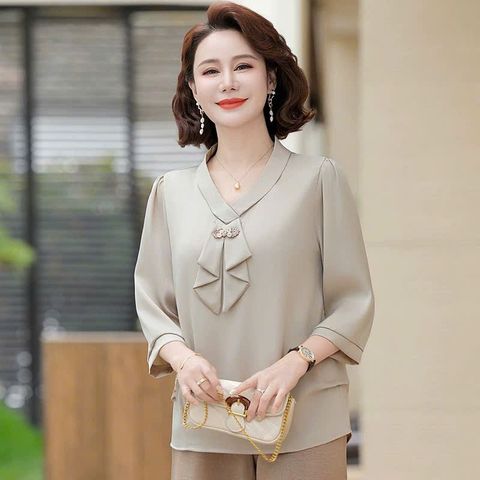 Áo Sơ Mi Tay Lỡ Trung Niên Sang Trọng SM101
