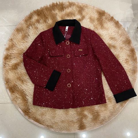 Áo Khoác Dạ Tweed Có Cổ Sang Trọng Cho Nữ Trung Niên AD66