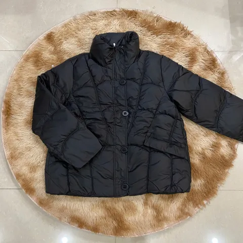 Áo Khoác Phao Cotton Dáng Ngắn Ấm Áp Cho Nữ Trung Niên AK56