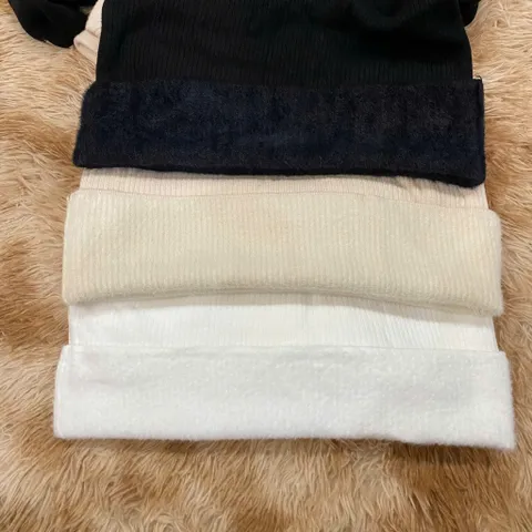 Áo Len Cổ Lọ Cashmere Lót Lông Cừu Mềm Mại Ấm Áp Cho Nữ AL125