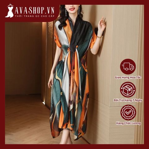Đầm Họa Tiết Mùa Hè Thời Trang VH73