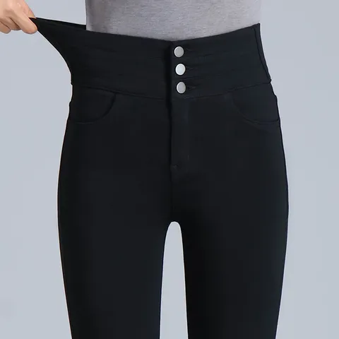 Quần Legging Lưng Cao Co Giãn Cỡ Lớn Thời Trang Xuân Thu AQ10 - Hàng Quảng Châu Cao Cấp