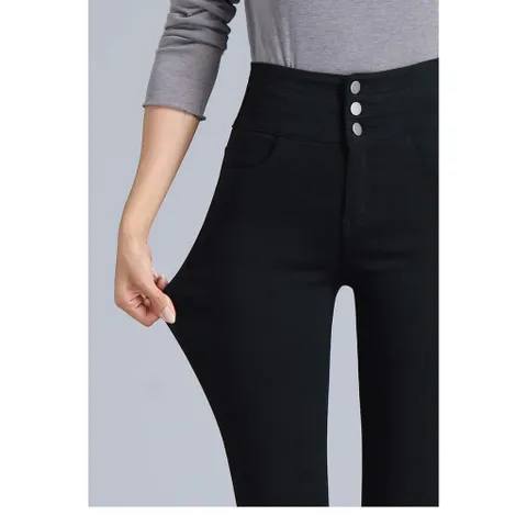 Quần Legging Lưng Cao Co Giãn Cỡ Lớn Thời Trang Xuân Thu AQ10 - Hàng Quảng Châu Cao Cấp