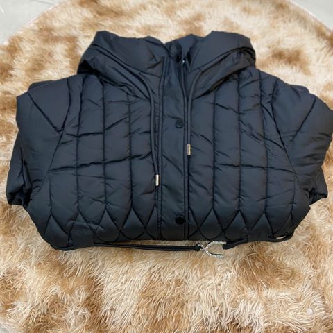 Áo Khoác Phao Cotton Dáng Dài Trùm Đầu Màu Trơn Cho Nữ AK142