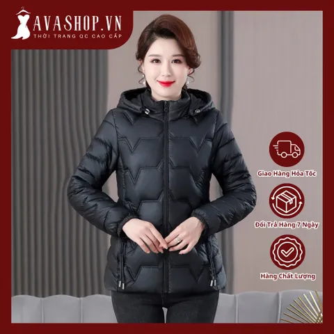 (THANH LÝ LẺ SIZE) Áo Khoác Phao Cotton Ngắn Có Mũ Trùm Đầu Dành Cho Nữ AK38
