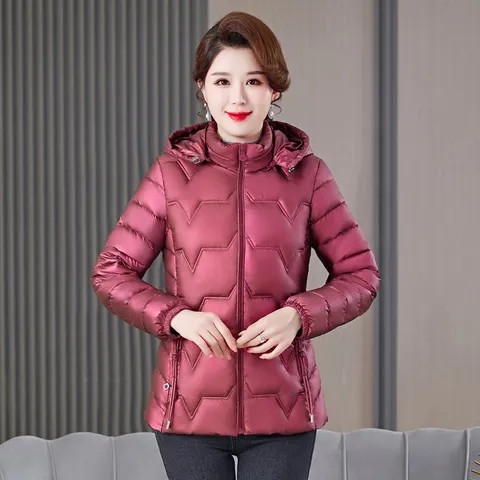 (THANH LÝ LẺ SIZE) Áo Khoác Phao Cotton Ngắn Có Mũ Trùm Đầu Dành Cho Nữ AK38