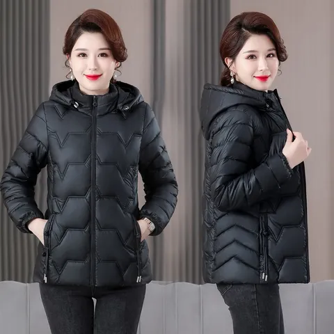 (THANH LÝ LẺ SIZE) Áo Khoác Phao Cotton Ngắn Có Mũ Trùm Đầu Dành Cho Nữ AK38