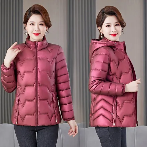 (THANH LÝ LẺ SIZE) Áo Khoác Phao Cotton Ngắn Có Mũ Trùm Đầu Dành Cho Nữ AK38