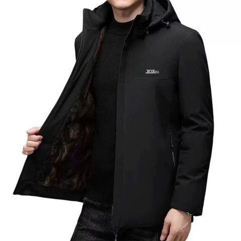 Áo Khoác Cotton Lót Lông Dày Ấm Mùa Đông Cho Bố AK28