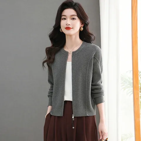 Áo Len Cardigan Khoác Ngoài Dáng Rộng Dày Dặn Thu Đông Cho Nữ AL118