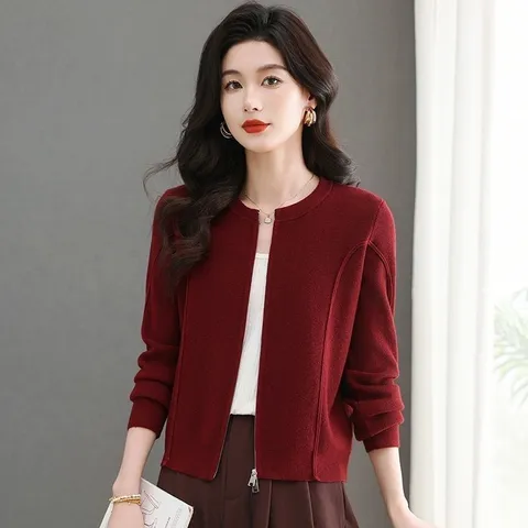 Áo Len Cardigan Khoác Ngoài Dáng Rộng Dày Dặn Thu Đông Cho Nữ AL118