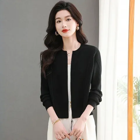 Áo Len Cardigan Khoác Ngoài Dáng Rộng Dày Dặn Thu Đông Cho Nữ AL118