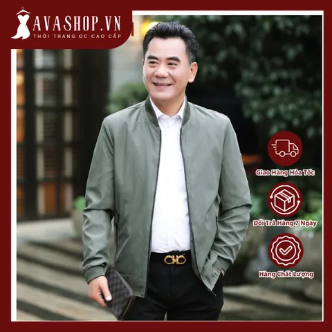 Áo Khoác Nam Trung Niên Mỏng Nhẹ Thời Trang AK04