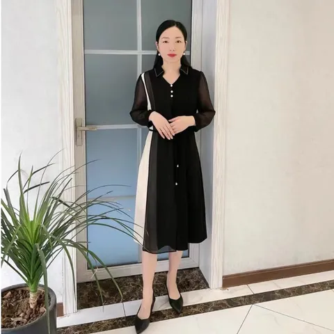 Đầm Voan Thanh Lịch Cho Mẹ VH98