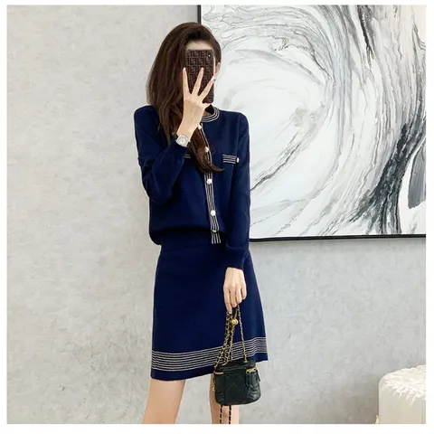 Set Đầm Len Dệt Kim Thời Trang Cao Cấp AL58