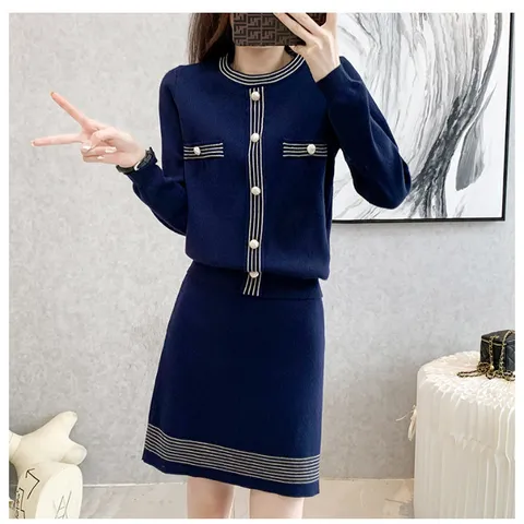 Set Đầm Len Dệt Kim Thời Trang Cao Cấp AL58
