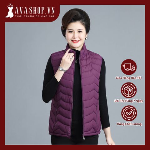 Áo Khoác Phao Ghi Lê Gọn Nhẹ Cho Mẹ AK66