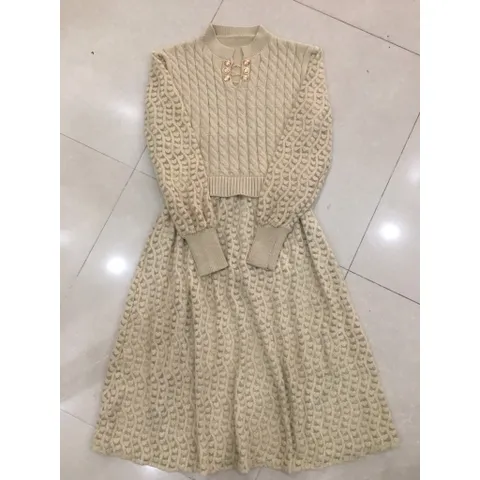 Đầm Dệt Kim Nữ Thanh Lịch Hàn Quốc  VH38