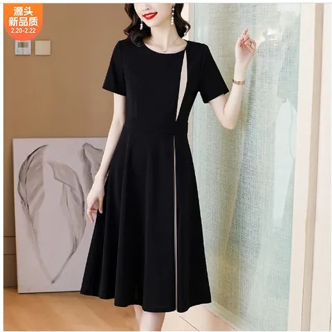 Đầm Đen Nữ Mùa Hè Khí Chất Phong Cách Pháp VH63