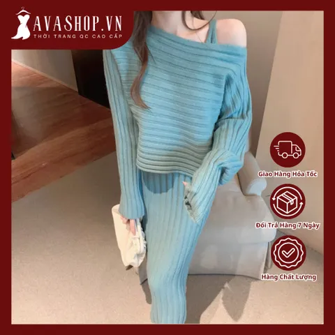 Đầm Len Hai Mảnh Thời Trang Khí Chất VH41
