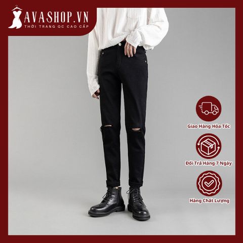 Quần Jean Nam Phong Cách Retro AQ31 - Hàng Quảng Châu Cao Cấp