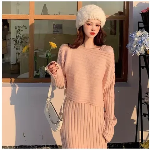 Đầm Len Hai Mảnh Thời Trang Khí Chất VH41