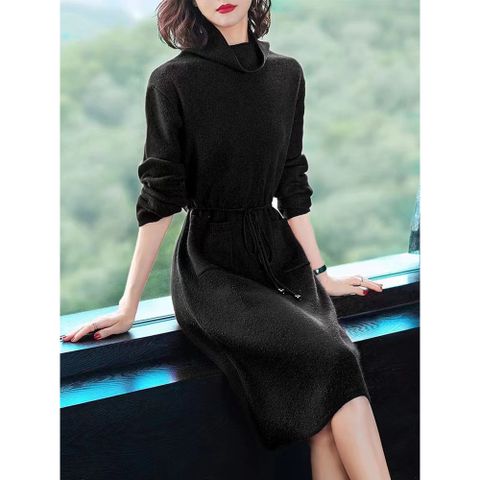 Đầm Len Dệt Kim Thắt Eo Thời Trang AL22