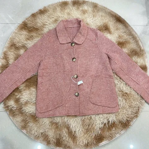 (THANH LÝ HÀNG LẺ SIZE) Áo Khoác Dạ Cashmer Hai Mặt Cổ Búp Bê Trẻ Trung AD55