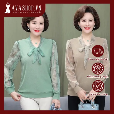 Áo Thun Mùa Xuân Lịch Sự Trung Niên SM26