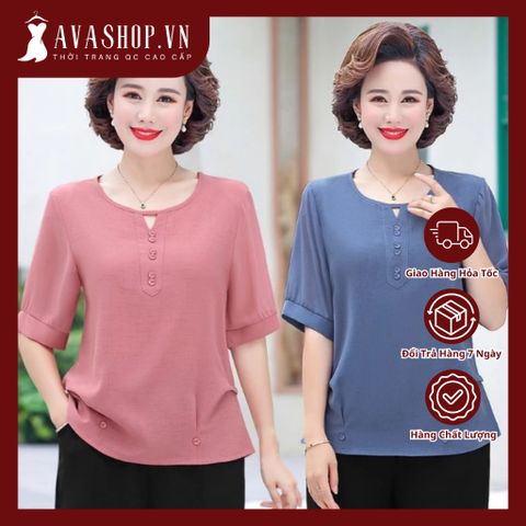 (THANH LÝ) Áo Thun Kiểu Giản Dị Cho Mẹ SM20