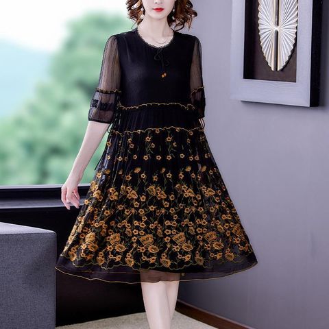 Đầm Hè Trung Niên Khí Chất Sang Trọng VH51