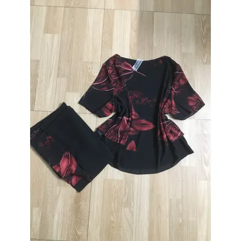 Bộ Đồ Hoa Trung Niên Cho Mẹ AB53