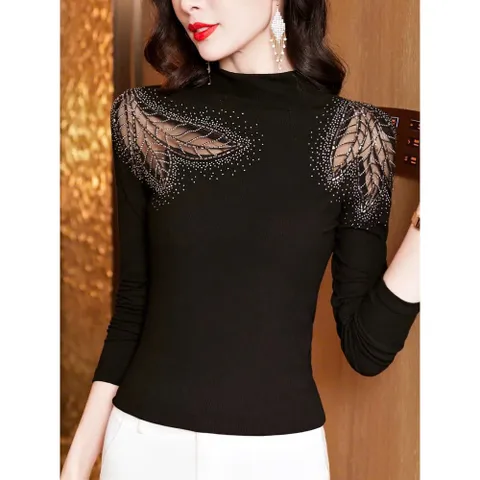 Áo Thun Phối Ren Ngọt Ngào Quyến Rũ SM27