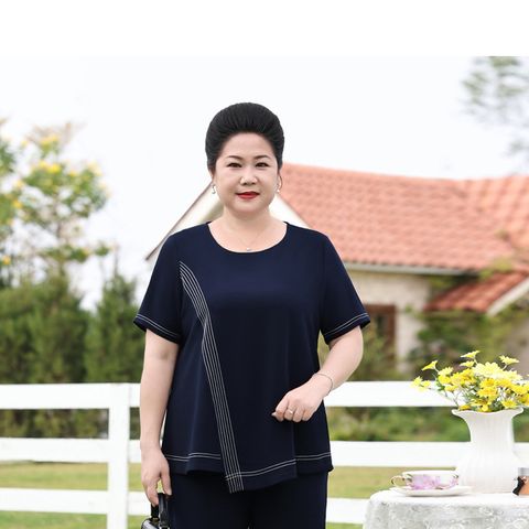 Bộ Đồ Trung Niên Lịch Sự Cho Mẹ Béo AB51