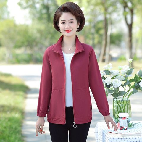 Áo Khoác Gió Mùa Xuân Giản Dị Cho Mẹ AK65