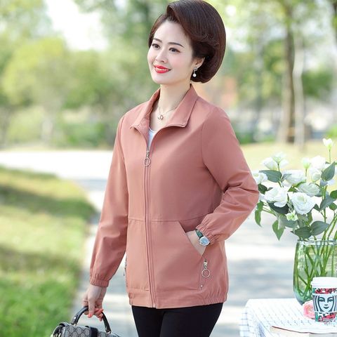 Áo Khoác Gió Mùa Xuân Giản Dị Cho Mẹ AK65