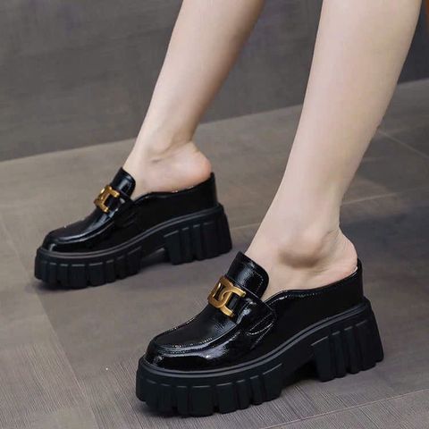 (FORM NHỎ TĂNG 1 SIZE) Sục Da Nữ Tăng Chiều Cao Êm Chân AG11