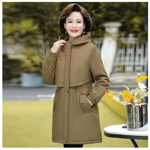 (THANH LÝ LẺ SIZE) Áo Khoác Cotton Lót Lông Dày Ấm Lịch Sự Phong Cách Hàn Quốc AK12