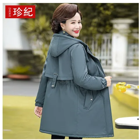 (THANH LÝ LẺ SIZE) Áo Khoác Cotton Lót Lông Dày Ấm Lịch Sự Phong Cách Hàn Quốc AK12