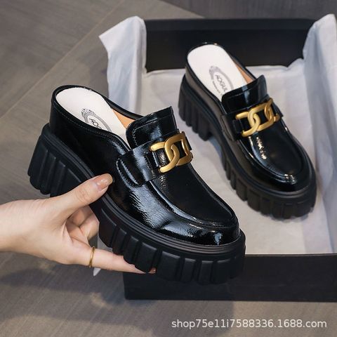 (FORM NHỎ TĂNG 1 SIZE) Sục Da Nữ Tăng Chiều Cao Êm Chân AG11