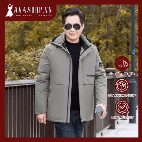 (THANH LÝ LẺ SIZE) Áo Khoác Cotton Dày Ấm Có Mũ Cho Nam AK14