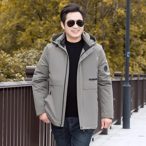 (THANH LÝ LẺ SIZE) Áo Khoác Cotton Dày Ấm Có Mũ Cho Nam AK14