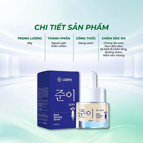 Serum Black Ginseng 30ml – Tinh Chất Nhân Sâm Đen Dưỡng Ẩm, Chăm Sóc Da Mềm Mịn, Tươi Tắn