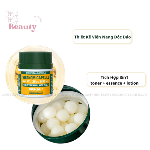 [CHÍNH HÃNG] Viên Nang Dưỡng Chất Dưỡng Ẩm VIBANQM CAPSULE 25g