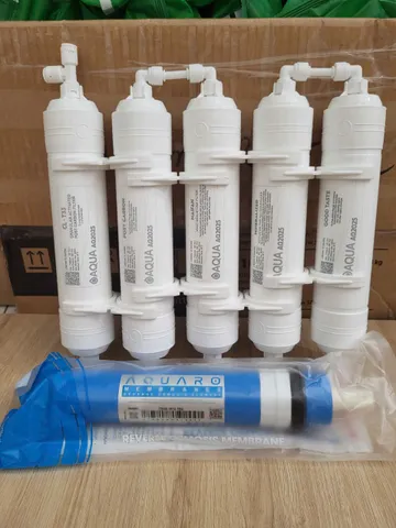 Bộ 6 Lõi Lọc Nước 456789 AQUA Chính Hãng - Bao Gồm Màng RO và 5 Lõi Chức Năng Nâng Cao Chất Lượng Nước