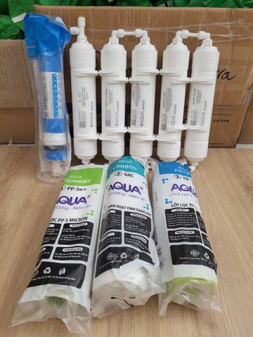 Bộ 9 Lõi Lọc Nước AQUA 123456789 - Giải pháp Lọc Sạch Vi Khuẩn, Mang Lại Nguồn Nước Trong Sạch và An Toàn Cho Gia Đình