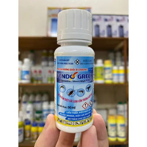 Thuốc diệt rệp giường FENDO GREEN 100 SC phụ gia từ vương quốc Bỉ xuất xứ Việt Nam chai 50ml